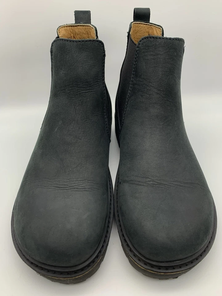 Birkenstock Mujer EU 36E WIDE Stalon Cuero Negro Chelsea Botas Impermeables Foto 2 de 4