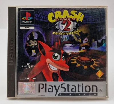 Crash Bandicoot 2 Cortex Strikes Back Platinum - Sony Playstation 1 PS1 - PAL - Photo 1/4