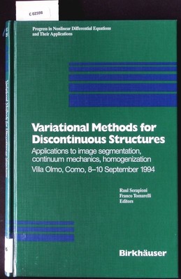 Variational Methods for Discontinuous Structures: Applications to image segmenta