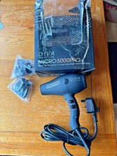 Diva Pro Styling Micro 5000 Pro Hair Dryer 2000W Pro120 Black