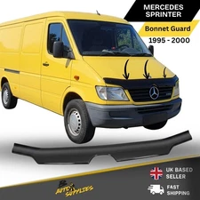 BONNET GUARD BUG DEFLECTOR TO FIT MERCEDES SPRINTER 1995-2000 PROTECTOR BLACK