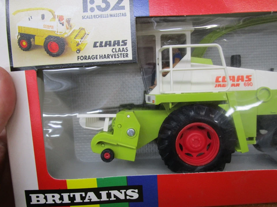 Claas Jaguar 690 Forage Harvester chopper BRITAINS 1/32 box diecast NIB farm Z - Image 3 of 4