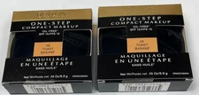 2 Compacts Revlon New Complexion one step  make up Oil Free .35 oz TOAST pl read