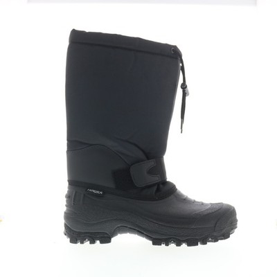 Tundra Mountaineer 892-68816 Mens Black Synthetic Strap Snow Boots