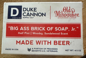 NEW - Duke Cannon - Big Ass Brick of Soap Jr 4.5 Oz-FREE SHIPPING!!