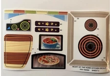 New! Step 2 HEART OF THE HOME kitchen replacement part Decals Stickers X2 Pieces
