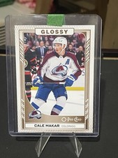 Cale Makar O-Pee-Chee Glossy 2023-24 Upper Deck Series 1 Hockey NHL Card R-18