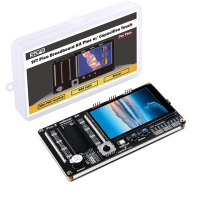 GPIOE Expansion Breakout Module with 3.5 inch Touchscreen for Raspberry Pi Pico/Pi...