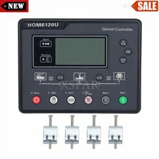 HOM6120U Genset Controller Generator Controller Automatic Control w/ LCD #F6