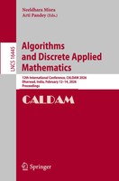 Algorithms And Discrete Applied Mathematics Neeldhara Misra (U. A.) Taschenbuch