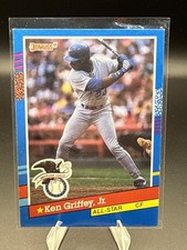 1991 Donruss - All-Stars Ken Griffey Jr #49 5 Purple Stripes on Right Border