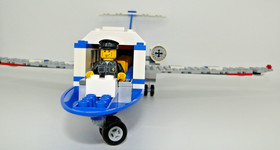 LEGO City: Passenger Plane (3181) Mostly Complete w/ Instructions & 2 Minifigs