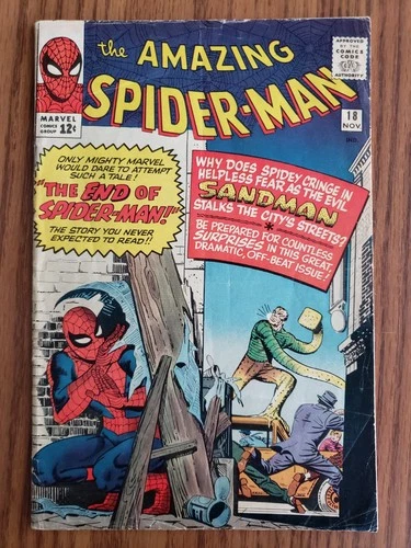 🔥 Amazing Spider-Man #18 1964 Marvel Comics 1st appearance of Ned Leeds VG/Fine