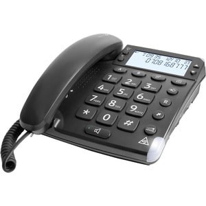 Doro Magna 4000 Standard Phone Wall Mountable Black 1 X Phone Line Speakerphone
