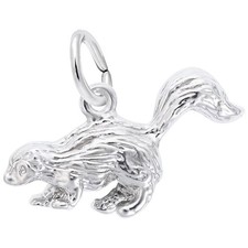 Skunk Charm - Metal - Sterling Silver