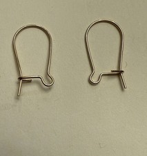 14kt gold filled 16mm kidney ear wires 10prs