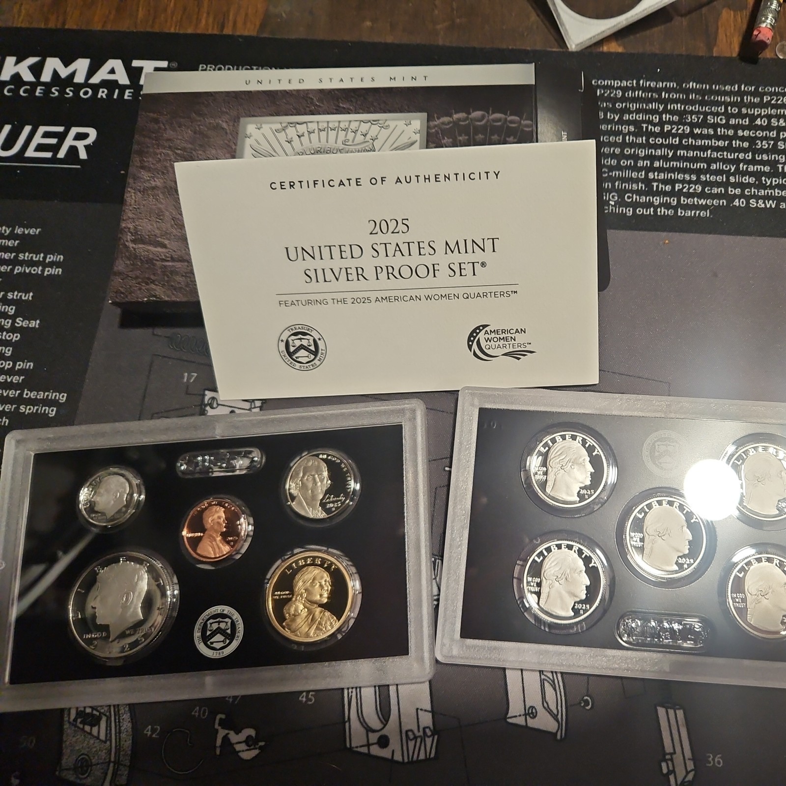 2025 Silver Proof Set 10 Coin Ultra Cameo Proof Box COA Complete W ...
