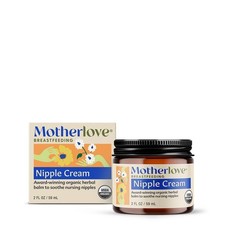 2 oz Organic Nipple Cream for Sore Nipples - Unscented  Safe