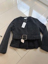 ZARA Blazer BOUCLE JACKE  XL TWEED