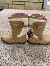 Disney D-Signed Descendants Tan Auradon Prep Boots Winter Snow KIDS US Size 4