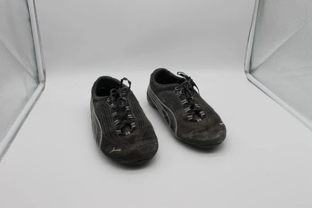 Puma Sportive Gr.40 5 Grigio Scuro Con Helleren Cuciture E Puma Logo #A0019