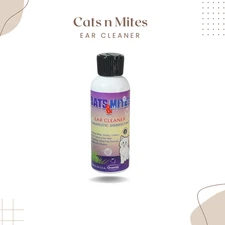 Ovante Cats n Mites Ear Cleaner for Cats with Ears Problem 4.0 oz