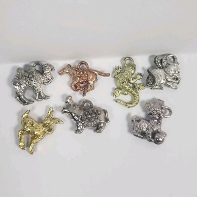 7 Eppy Animals Metallic Color Plastic Gumball Vending Prize Lot (A54)