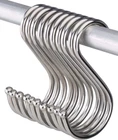 10 x S Hooks Stainless Steel Kitchen Meat Pan Utensil Clothes Hanger Hanging