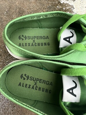 Superga Cotu Womens 6 Men's 4.5 US Lime Green Classic