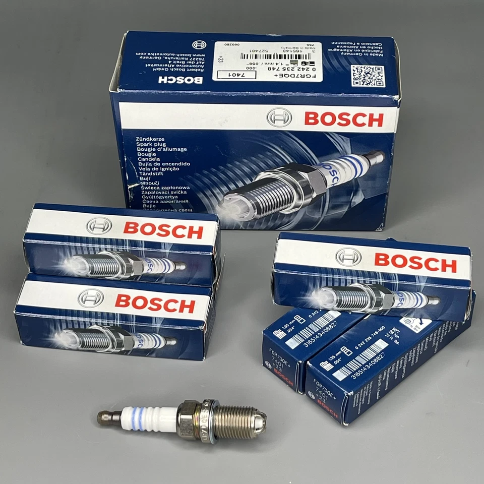 Vela de ignição de níquel OE Bosch 7401 6 peças para VOLVO 960 S60 S70 S80 S90 V70 V90 AUDI - Imagem 3 de 4