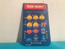 Sub Hunt Intelivision INLAY ONLY
