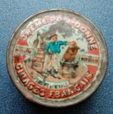 antica scatola creme pour donne cirages francais