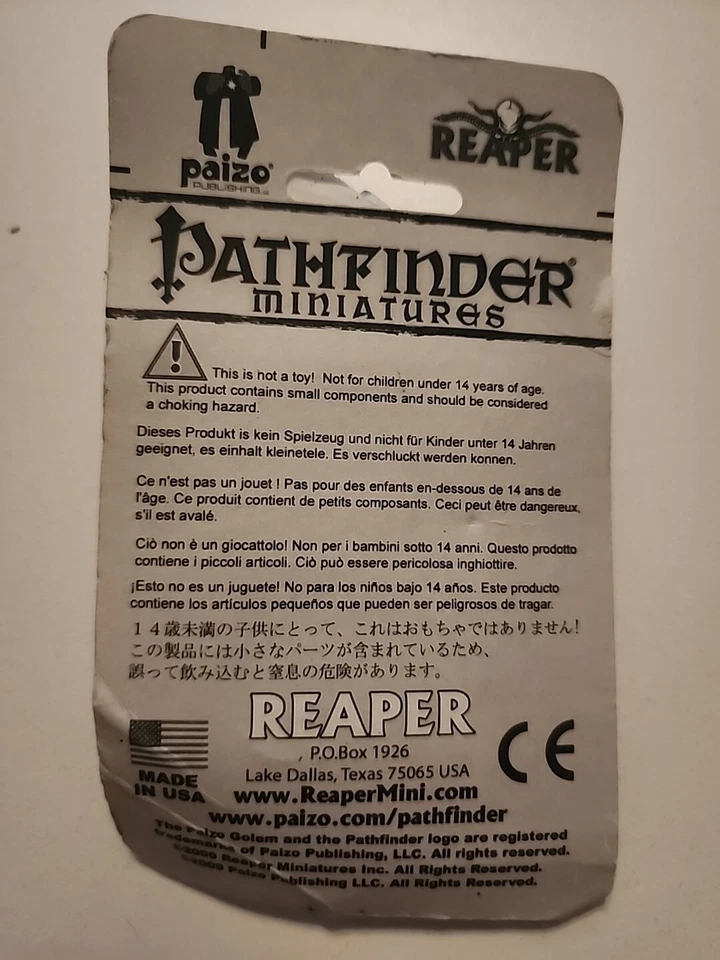 Pathfinder  Miniatures  REAPER Dr. Orontius 60165 - Image 2 of 2