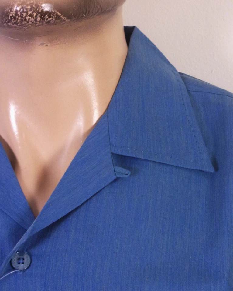 NWT new Deadstock vintage 50s throwback Dragonfly Clothing Shirt Loop Collar L - Image 4 of 4