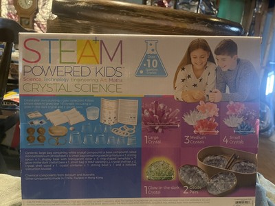 Steam POWERED Kids Crystal Science set NEW