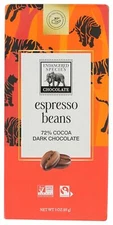 Endangered Species Natural Dark Chocolate Espresso Bean Bars 3 Oz Pack Of 4