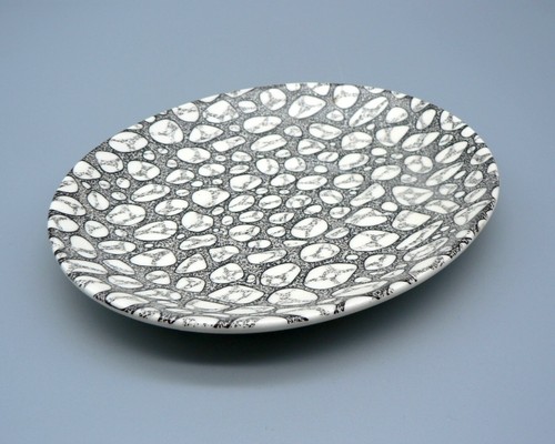POOLE POTTERY BLACK PEBBLE SAUCEBOAT & STAND C106 MID-CENTURY GRAVY DISH OVAL A1 - Picture 16 of 19