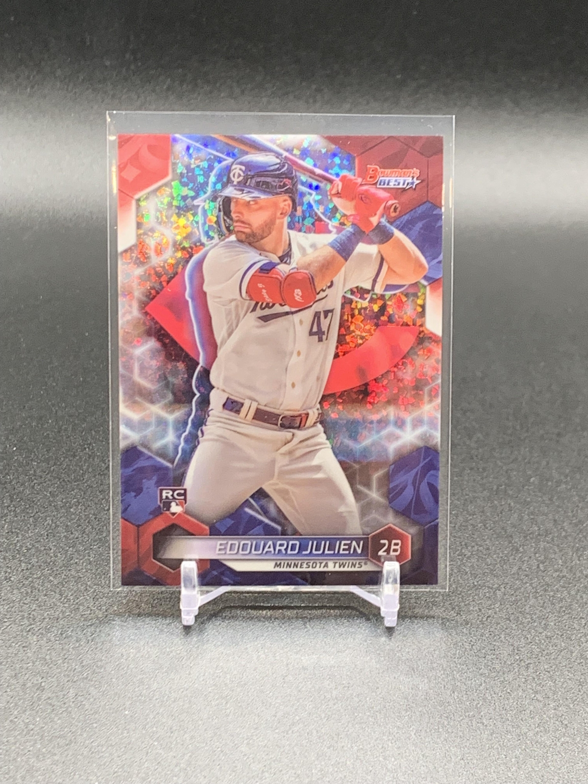 2023 Bowmans Best Edouard Julien 36 RC Mini-Diamond Refractor /299 Twins