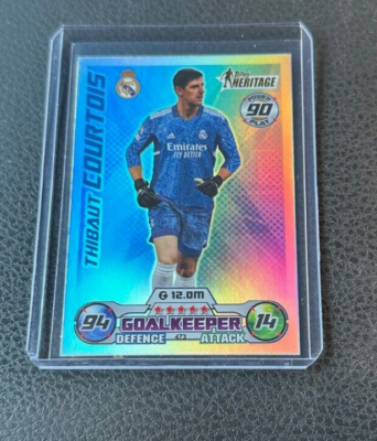 2022-23 Topps Match Attax UEFA Thibaut Courtois Heritage | eBay