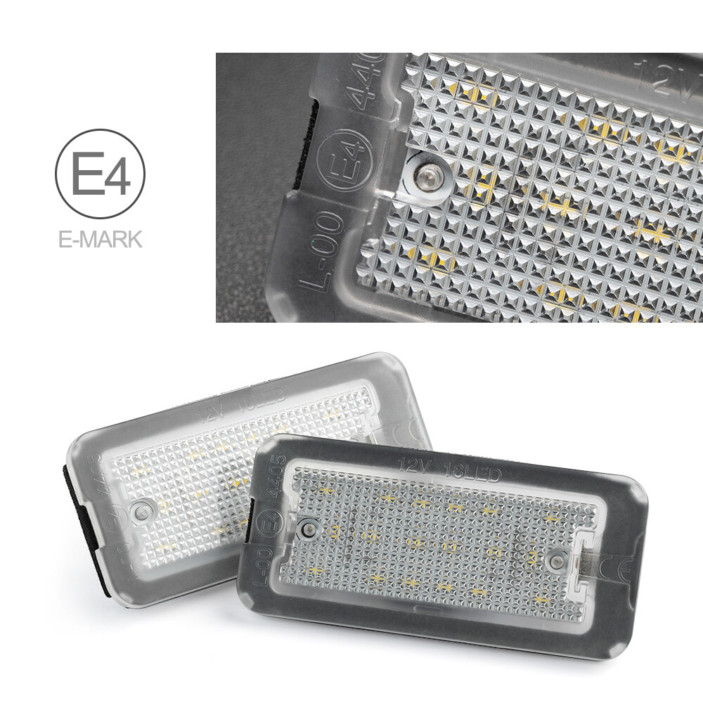 LED License Number Plate Light CANBUS For Euro Spec 20072016 FIAT 500