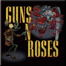 Image of Guns 'n' Roses - Attack (Fridge Magnet) 7.5cm x 7.5cm