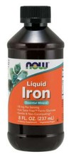 NOW Foods Iron Liquid 18 mg 8 oz Non-Constipa...