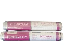 Lot of 2 Curveez Osmotic Plastic Thermal Body Wrap for Daily Use Comfortable
