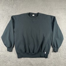 Vintage 90  s Russell Athletic Sweatshirt Size 2X Gray Crewneck Made In USA Logo