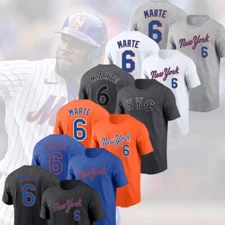 SALE 30%- Starling Marte #6 New York Mets 2025 Name & Number  For Fans Fastship