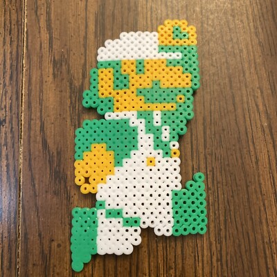 Super Mario Luigi Retro Pixel Art Melt Bead Perler Sprite Retro
