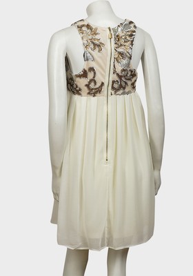 Rock-a-Bye Rosie Gold / Nude Elisabeth Maternity Dress - Made in England |  eBay