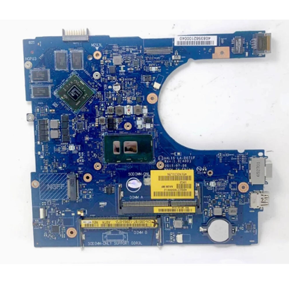 FOR DELL Vostro 3459 3559 Motherboard AAL15 LA-D071P I5-6200U 2GB
