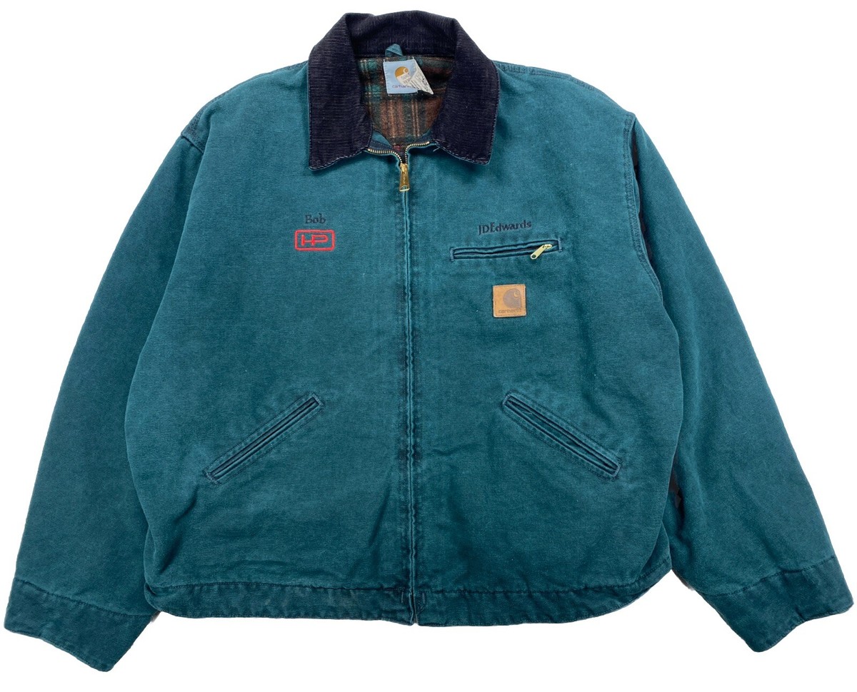 Carhartt J43 HTG Detroit Jacket Union USA Hunter Green XXL Carhartt J43 HTG Detroit Jacket Union USA Hunter Green XXL