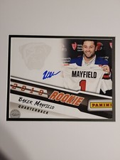 Baker Mayfield 2018 Panini Rookie RC 8 x 10 Autograph Auto - CLEVELAND BROWNS🔥